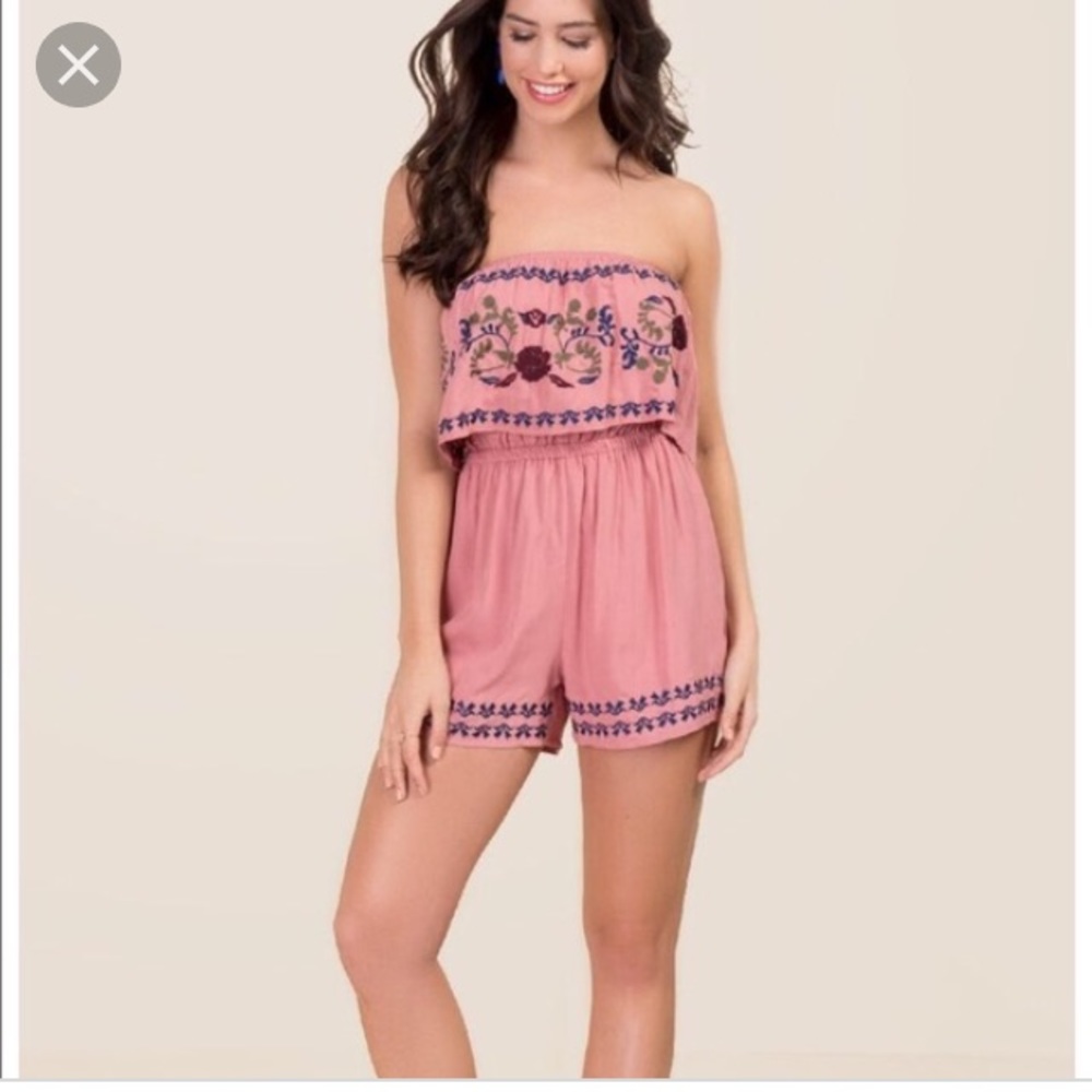 Francesca Pink Romper